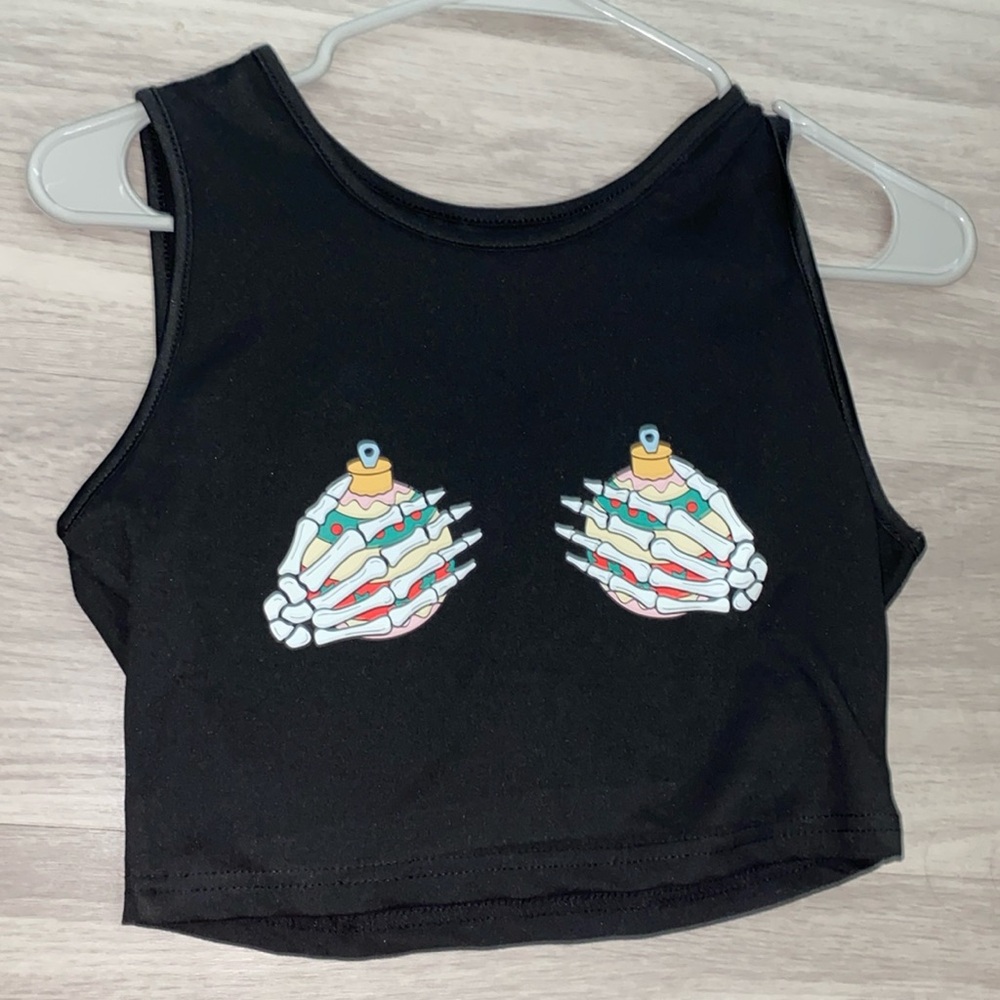 Christmas Crop Top